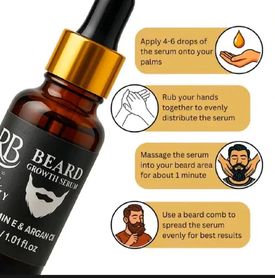 Anti-Hair Loss Beard Oil 1 Pc - 30 ML