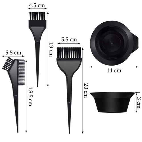 1 Pcs Black Matte Bleach Bowl - Perfect Makeup Accessory for Mixing and Application