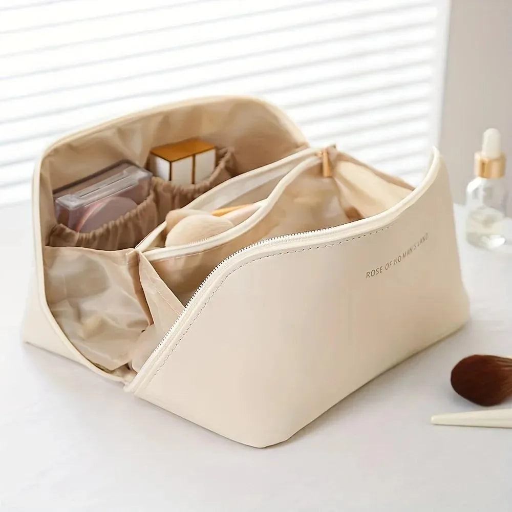 Leather Makeup Pouch, 1 Pcs